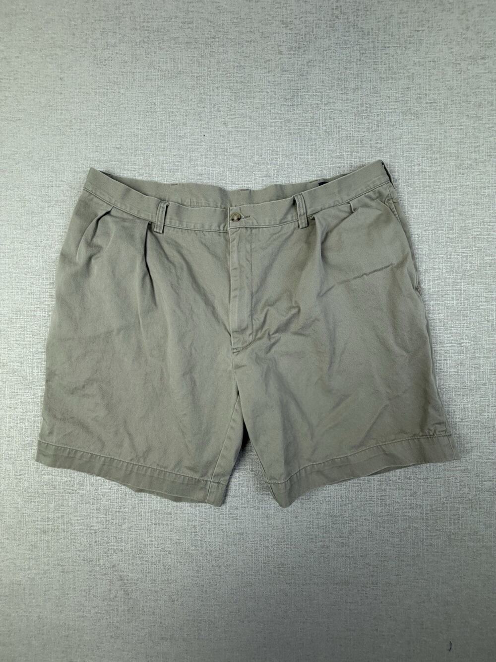 Polo Ralph Lauren Classic Fit Pleated 9” Chino Shorts Men’s 40 Khaki Cotton